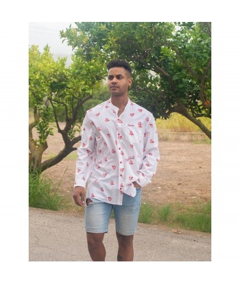 Isla Bonita Moda By SIGRIS - Camisa Hombre de Moda para Invierno