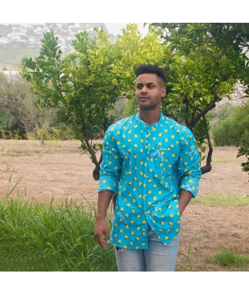 Isla Bonita Moda By SIGRIS - Camisa Hombre de Moda para Invierno