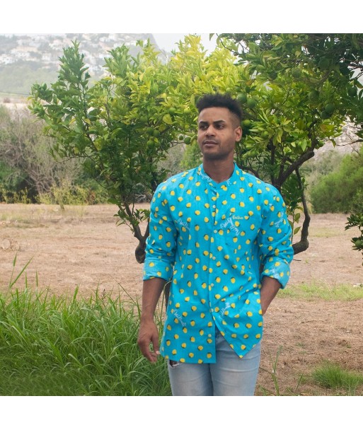 Isla Bonita Moda By SIGRIS - Camisa Hombre de Moda para Invierno