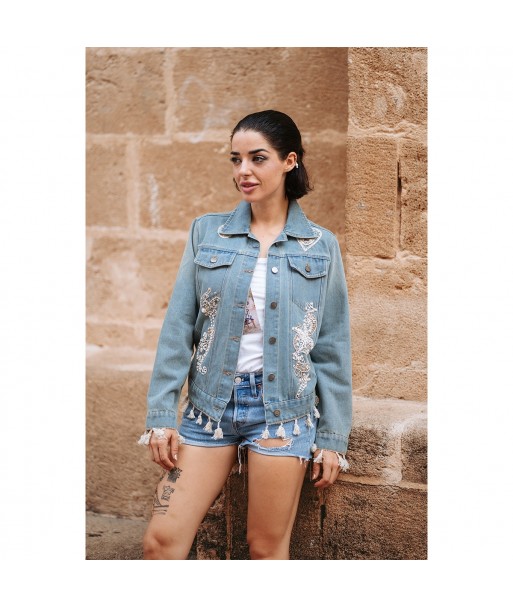Isla Bonita Moda By SIGRIS - Chaqueta de Invierno para Mujer, Estilo Bohemio y Elegante