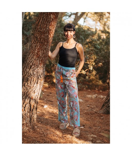 Isla Bonita Moda By SIGRIS - Pantalón de Mujer de Invierno, Estilo Animal Print, Alta Calidad