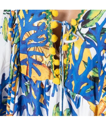 Isla Bonita Moda By SIGRIS - Vestido Corto de Moda Mujer para Todas las Ocasiones