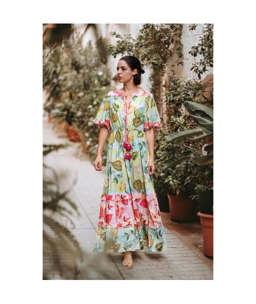 Isla Bonita Moda By SIGRIS - Vestido de Moda Mujer Elegante para Fiesta y Eventos Especiales