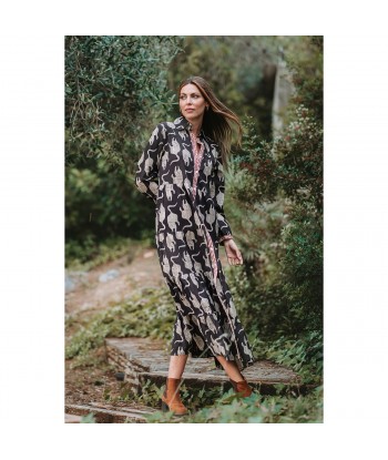 Isla Bonita Moda By SIGRIS - Vestido Largo Midi para Mujer Elegante y de Fiesta