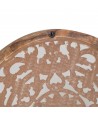 ORIGEN Home Decor - Adorno Mosaico  Adorno Pared | Placas De Madera Blanco - 85x4x85 cm