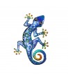 ORIGEN Home Decor - Adorno pared lagarto  Adorno Pared | Jardin Azul - 3x22x33 cm