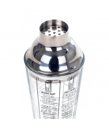 ORIGEN Home Decor - Coctelera  Cocina | Utensilios Plateado - 22x8x8 cm