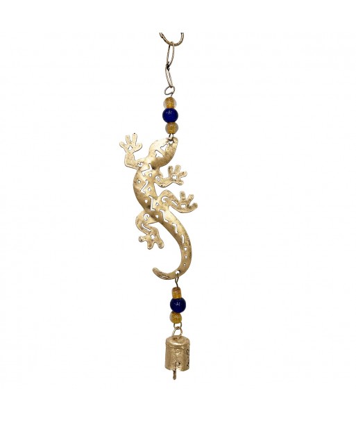 ORIGEN Home Decor - Colgante Lagarto  Decoracion | Colgantes Metal Dorado - 35x2x6 cm