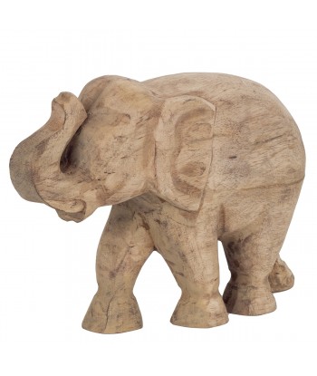 ORIGEN Home Decor - Figura Elefante  Figuras | Africanas Y Elefantes Marrón - 20x8x29 cm