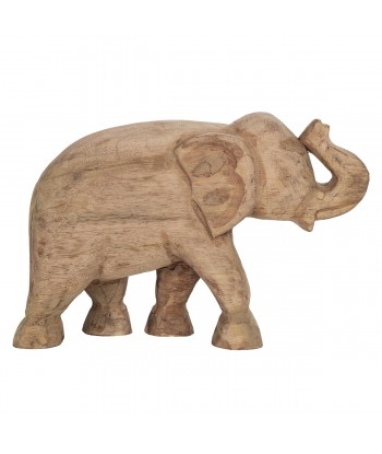 ORIGEN Home Decor - Figura Elefante  Figuras | Africanas Y Elefantes Marrón - 20x8x29 cm