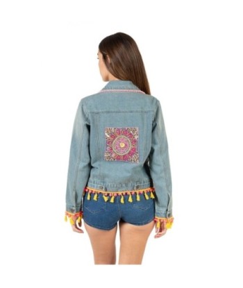 Isla Bonita Moda By SIGRIS - Chaqueta de Invierno para Mujer, Estilo Bohemio y Elegante