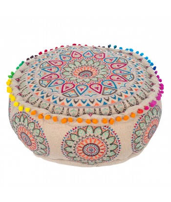 ORIGEN Home Decor - Puff  Textil Hogar | Puffs Gris - 30x45x45 cm