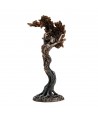ORIGEN Home Decor ?Rbol De La Vida Ninfa Bronce Figura Diosa Gris 25x12x10cm