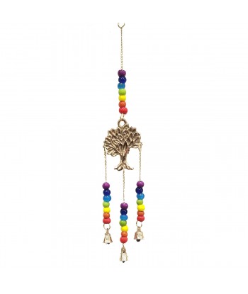 ORIGEN Home Decor Adorno Movil arbol de vida Colgantes Metal | Colgante de metal Multicolor - 30x5x2cm