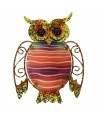 ORIGEN Home Decor Adorno Pared Búho 3 U Jardin | Adorno Pared Jardín Multicolor - 20x15x1cm