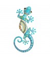 ORIGEN Home Decor Adorno Pared Lagarto Jardin | Adorno Pared Jardín Verde - 2x46x20cm