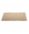 ORIGEN Home Decor Alfombra Alfombras | Alfombra de Entrada Marrón Rectangular - 1x120x70cm
