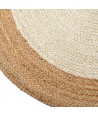 ORIGEN Home Decor Alfombra Alfombras | Alfombra de Entrada Marrón Redondo - 1x60x60cm