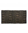 ORIGEN Home Decor Alfombra Alfombras | Alfombra de Entrada Negro Rectangular - 1x80x50cm