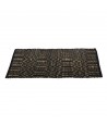 ORIGEN Home Decor Alfombra Alfombras | Alfombra de Entrada Negro Rectangular - 1x80x50cm