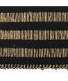 ORIGEN Home Decor Alfombra Alfombras | Alfombra de Entrada Negro Rectangular - 1x80x50cm