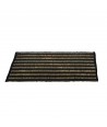 ORIGEN Home Decor Alfombra Alfombras | Alfombra de Entrada Negro Rectangular - 1x80x50cm