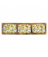 ORIGEN Home Decor Bandeja rectangular limones Cajas Y Bandejas | Bandeja Amarillo Rectangular - 3x36x10cm