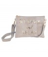 ORIGEN Home Decor Bandolera Frases Bolsos Y Sombreros | Bandolera Blanco - 18x24x2cm
