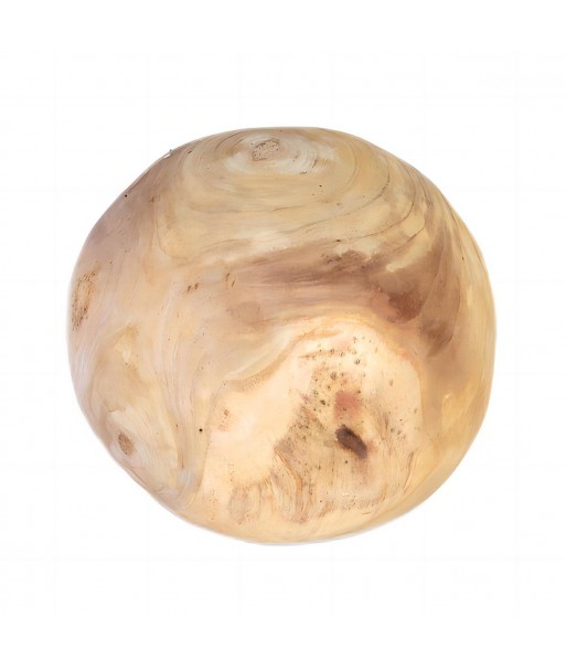 ORIGEN Home Decor Bola decorativa Jarrones Y Portavelas | Bola de Decoración Marrón Redondo - 16x16x16cm