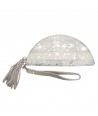 ORIGEN Home Decor Bolso neceser Bolsos Y Sombreros | Bolso asa corta Blanco - 11x24x2cm