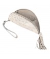 ORIGEN Home Decor Bolso neceser Bolsos Y Sombreros | Bolso asa corta Blanco - 11x24x2cm