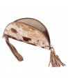ORIGEN Home Decor Bolso neceser Bolsos Y Sombreros | Bolso asa corta Marrón - 11x24x2cm