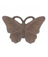 ORIGEN Home Decor Caja Mariposa Gris 9x15x2cm - Caja de Madera de Mango con Estampado de Limones