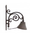 ORIGEN Home Decor Campana Jardin | Campana de Decoración Negro - 27x25x11cm