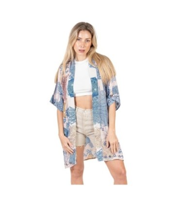 Isla Bonita Moda By SIGRIS - Kimono de Algodón 100% para Mujer