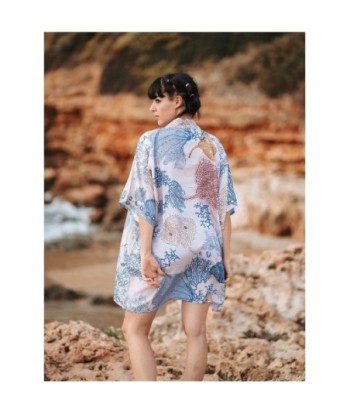 Isla Bonita Moda By SIGRIS - Kimono de Algodón 100% para Mujer