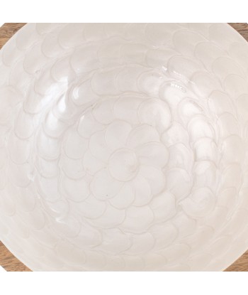 ORIGEN Home Decor Cuenco Mediano Cajas Y Bandejas | Cuenco Bol Plateado Ovalado - 10x25x25cm