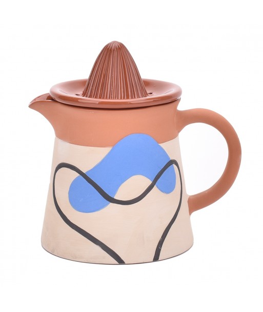 ORIGEN Home Decor Escurre limones Jarrones Y Portavelas | Utensilios Marrón - 17x17x13cm