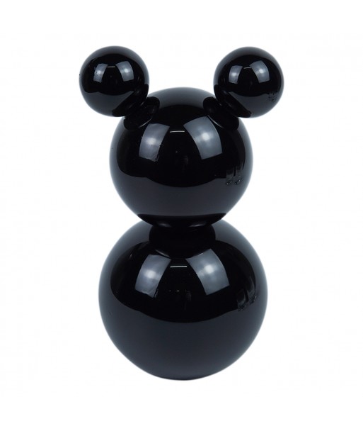 ORIGEN Home Decor Figura cristal Miniaturas | Figura de Sobremesa Negro - 18x11x9cm