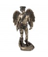 ORIGEN Home Decor Figura Hombre desnudo Bronce | Figura Mitológica Plateado - 30x16x15cm