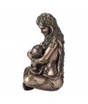 ORIGEN Home Decor Gaia Madre Tierra Con Bebe Bronce Figura Diosa Gris 11x10x6cm