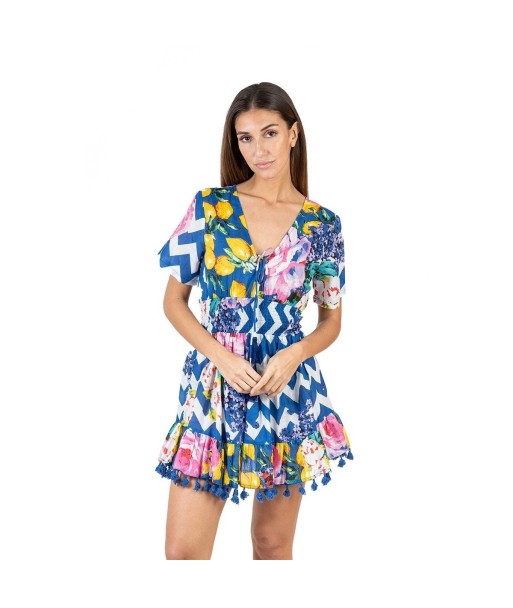Isla Bonita Moda By SIGRIS - Vestido Corto de Moda Mujer | Vestido Fiesta Mujer Elegante