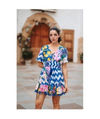 Isla Bonita Moda By SIGRIS - Vestido Corto de Moda Mujer | Vestido Fiesta Mujer Elegante