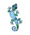 ORIGEN Home Decor Lagarto 3 U Jardin | Adorno Pared Jardín Multicolor - 1x30x12cm