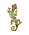 ORIGEN Home Decor Lagarto 3 U Jardin | Adorno Pared Jardín Multicolor - 1x30x12cm