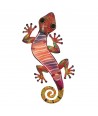 ORIGEN Home Decor Lagarto 3 U Jardin | Adorno Pared Jardín Multicolor - 1x30x12cm