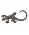 ORIGEN Home Decor Lagarto Jardin | Figura de Lagarto Gris - 29x15x8cm
