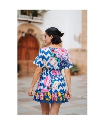 Isla Bonita Moda By SIGRIS - Vestido Corto de Moda Mujer | Vestido Fiesta Mujer Elegante