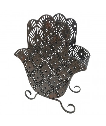 ORIGEN Home Decor Lampara Mano De Fatima Lamparas Gris 34x26x12cm