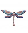 ORIGEN Home Decor Libelula Jardin Figura de Mariposa Marrón - 19x31x1cm